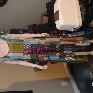 Zanzea Collection Multicolor Patchwork Maxi Dress